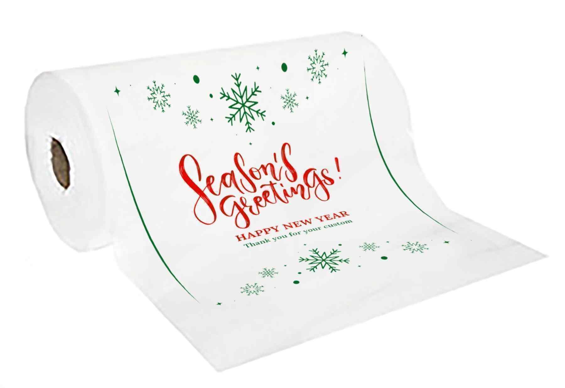 PolyRoll - Xmas CONT "Seasons Greetings" Red/Green