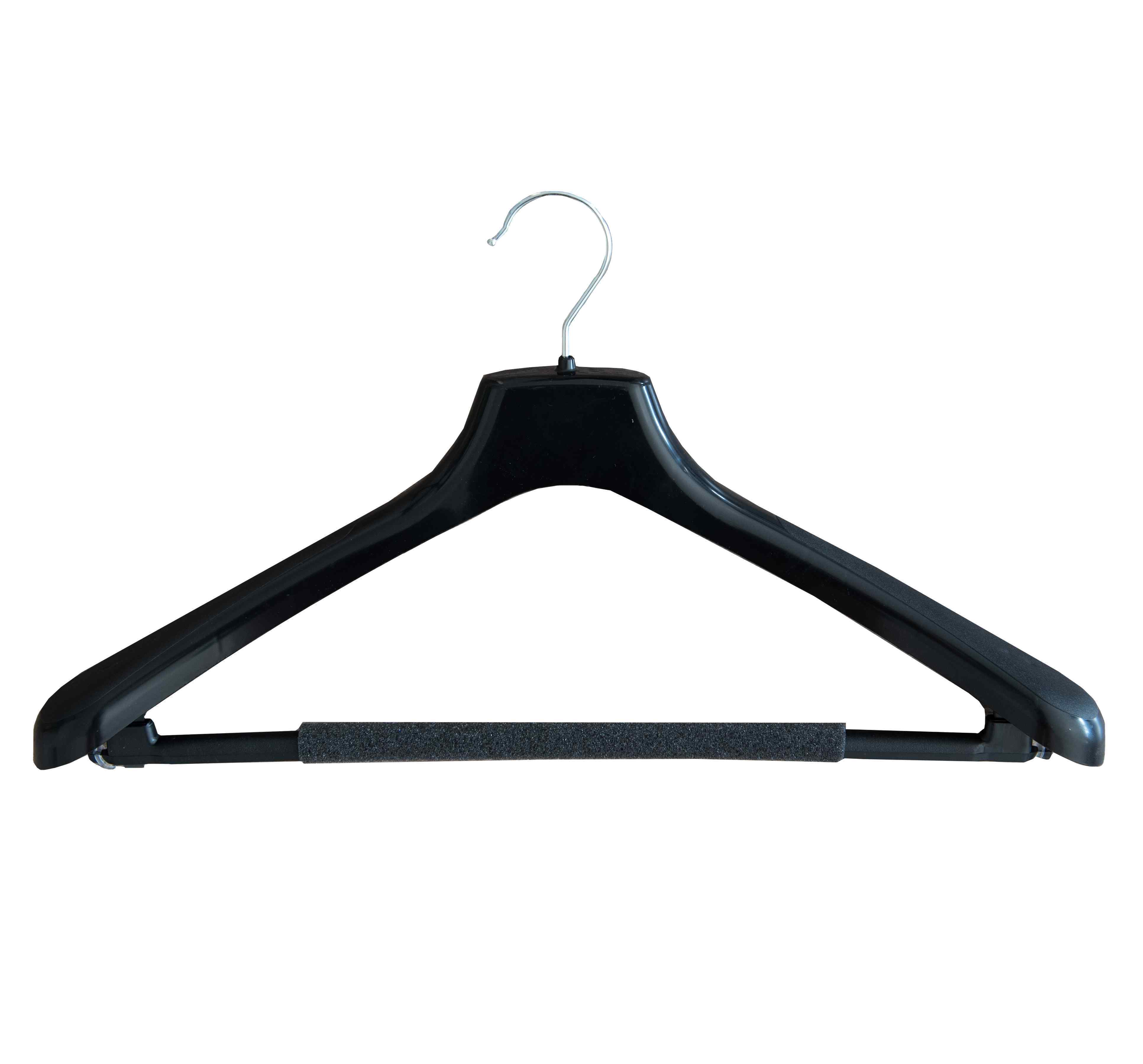 Hanger - SA45 Black Plastic 45cm (70)  Strip & Foam