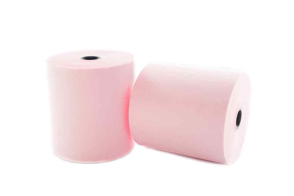 Laundry Till Rolls PINK - 76mm x 76mm x 125mm (20)