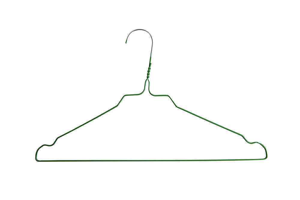 Hanger - Green Galvanised Notched SUIT 16" 13g