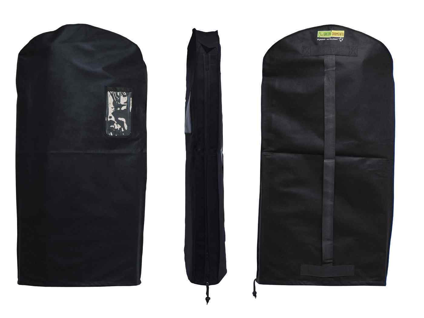 48'' Black Garmento Bag w/o hanger pouch